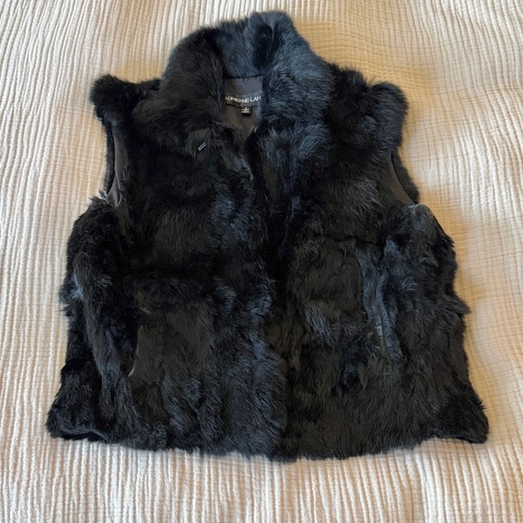 Adrienne Landau Rabbit Fur Vest - Picture 2 of 5